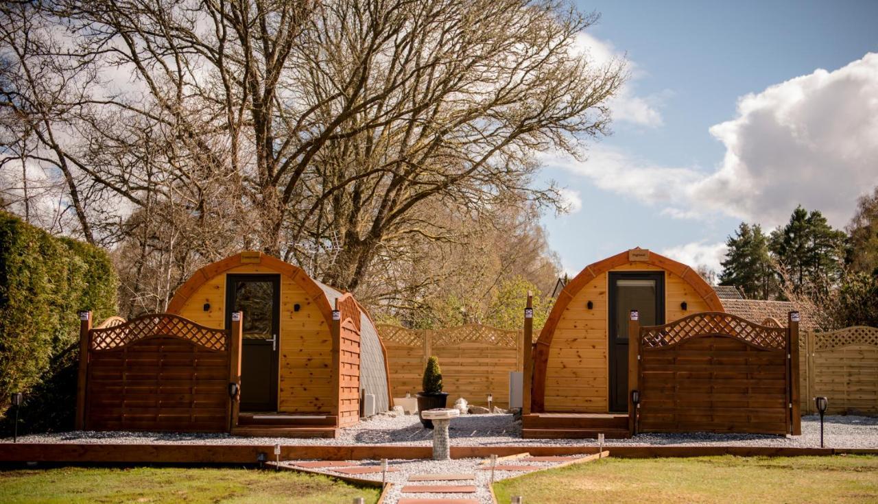Highland & Transylvania Glamping Pods 로이브리지 외부 사진